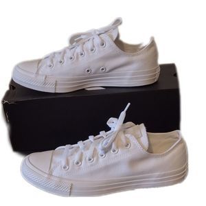 Men or Women White Converse Shoes